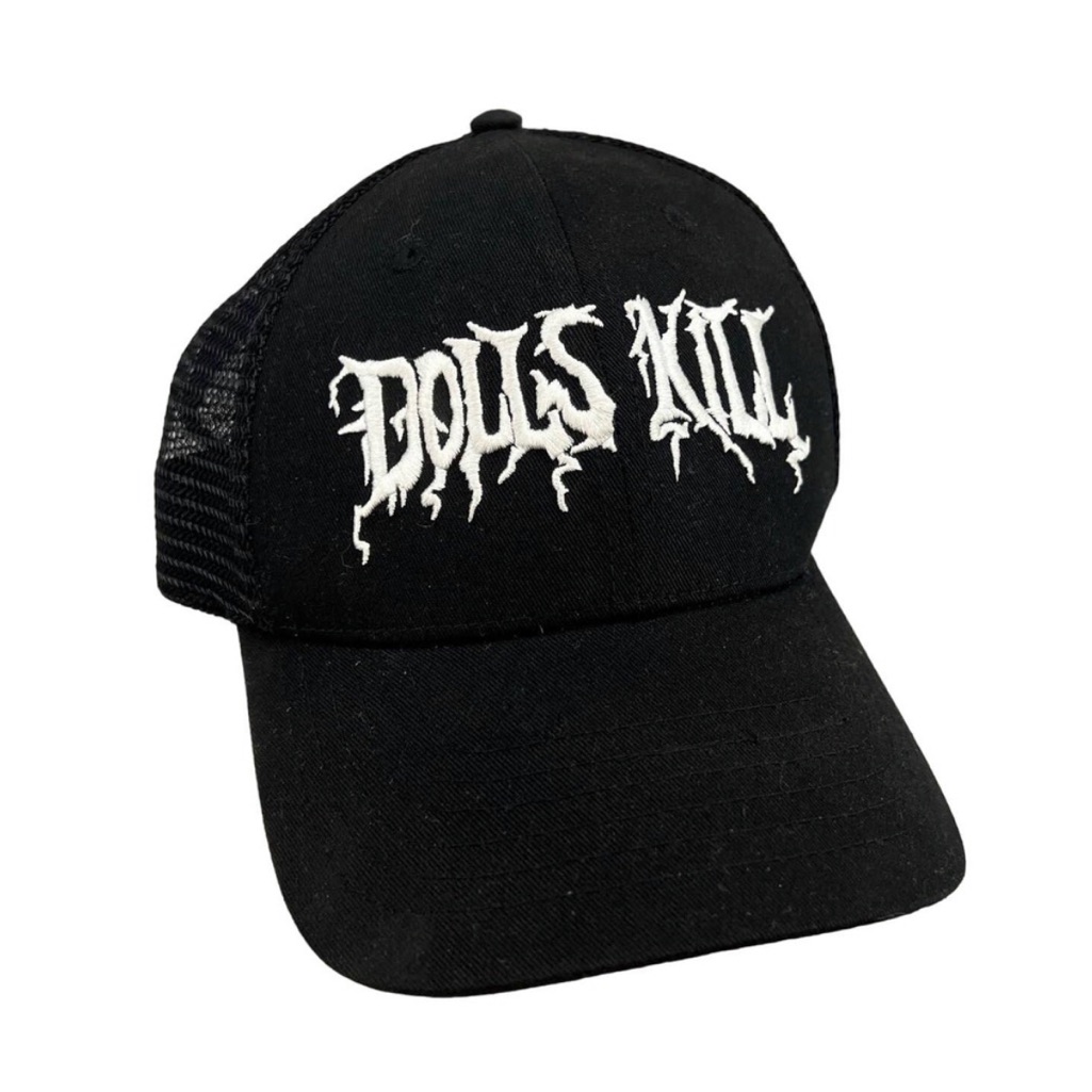 Nwot Dolls Kill Official Merch Embroidered Logo Trucker Hat